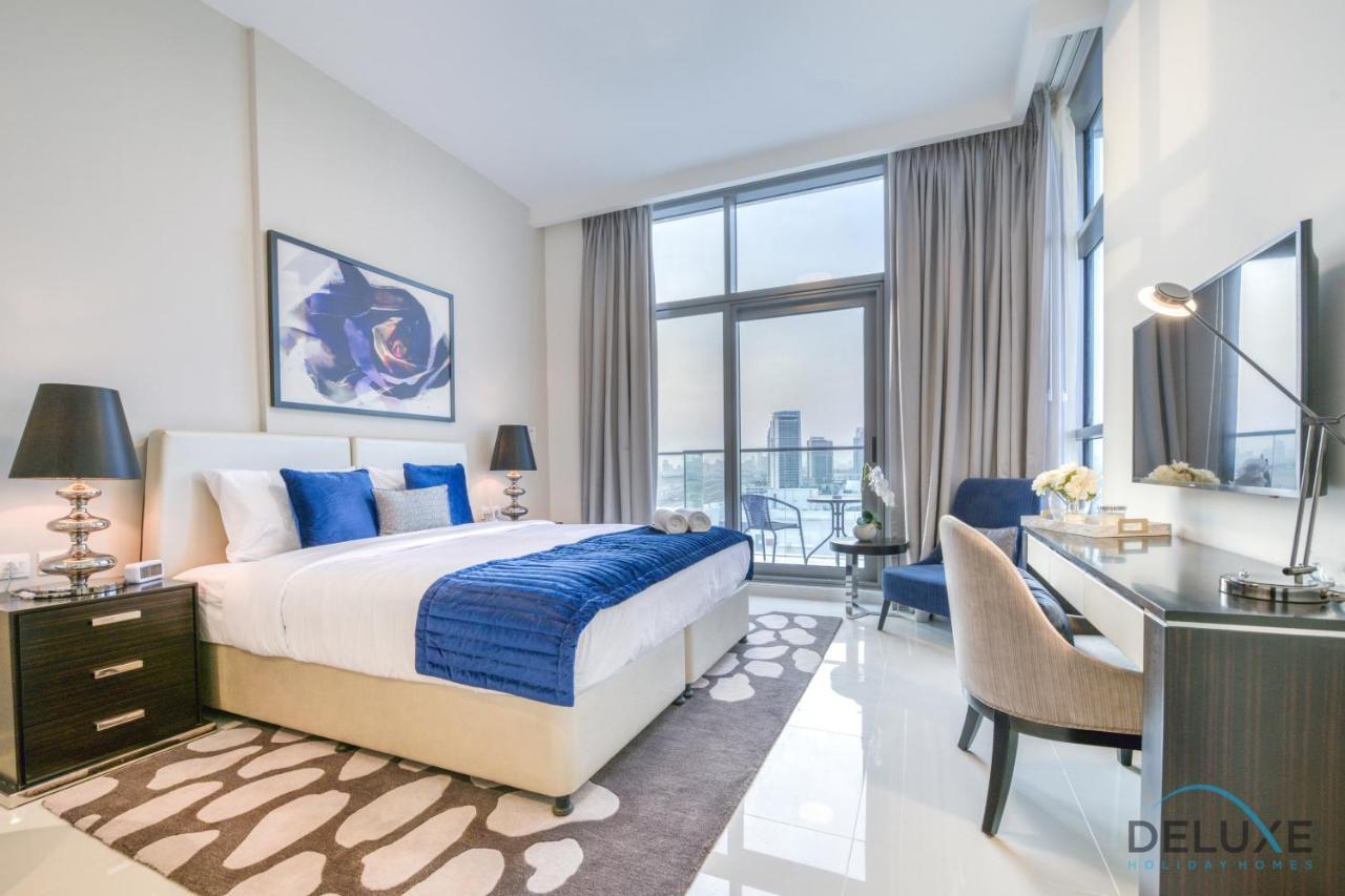 Sunlit Studio At Golf Promenade 2A Damac Hills By Deluxe Holiday Homes Dubai Luaran gambar