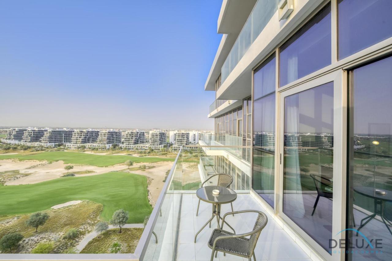 Sunlit Studio At Golf Promenade 2A Damac Hills By Deluxe Holiday Homes Dubai Luaran gambar